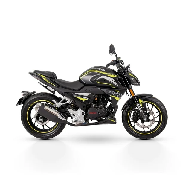Motocicleta Naked Black Wasp 250 Verde