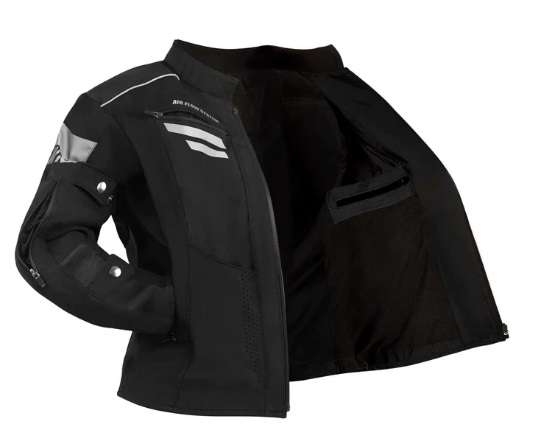 Chamarra de Protección para Motociclista Dama WorkLand Negro - Imagen 2