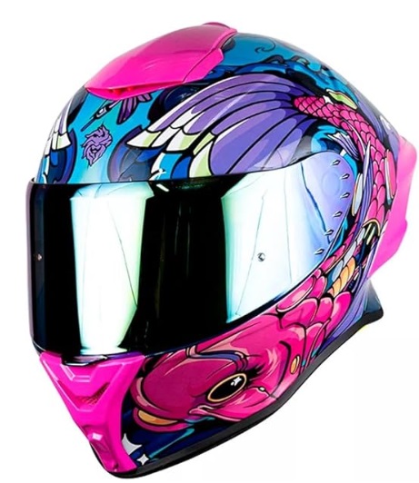 Casco Kov Buster Koi Rosa