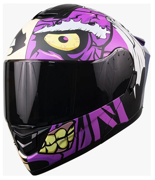 Casco Kov Zero Two Faces Morado