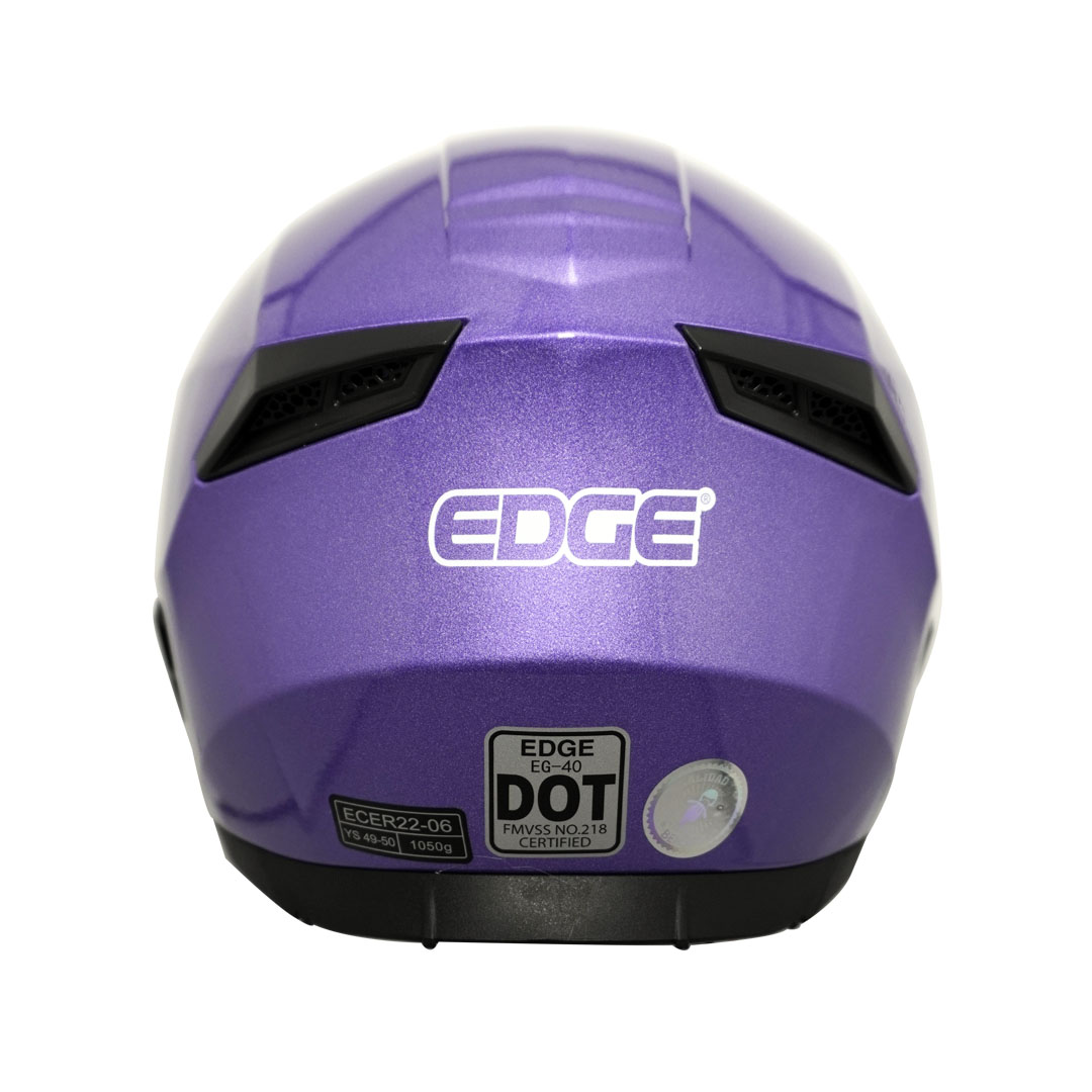 Casco Edge Juvenil Winner Lila Brillante - Imagen 2