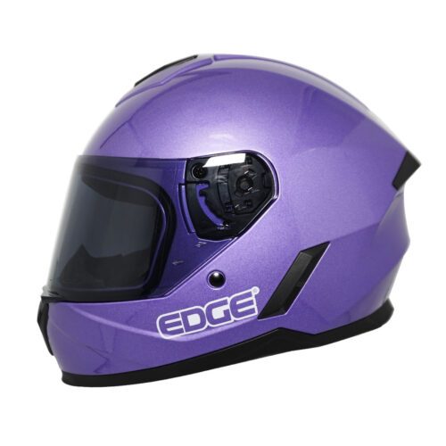 Casco Edge Juvenil Winner Lila Brillante