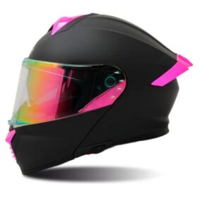 Casco  Kov Thunder Metal Pink