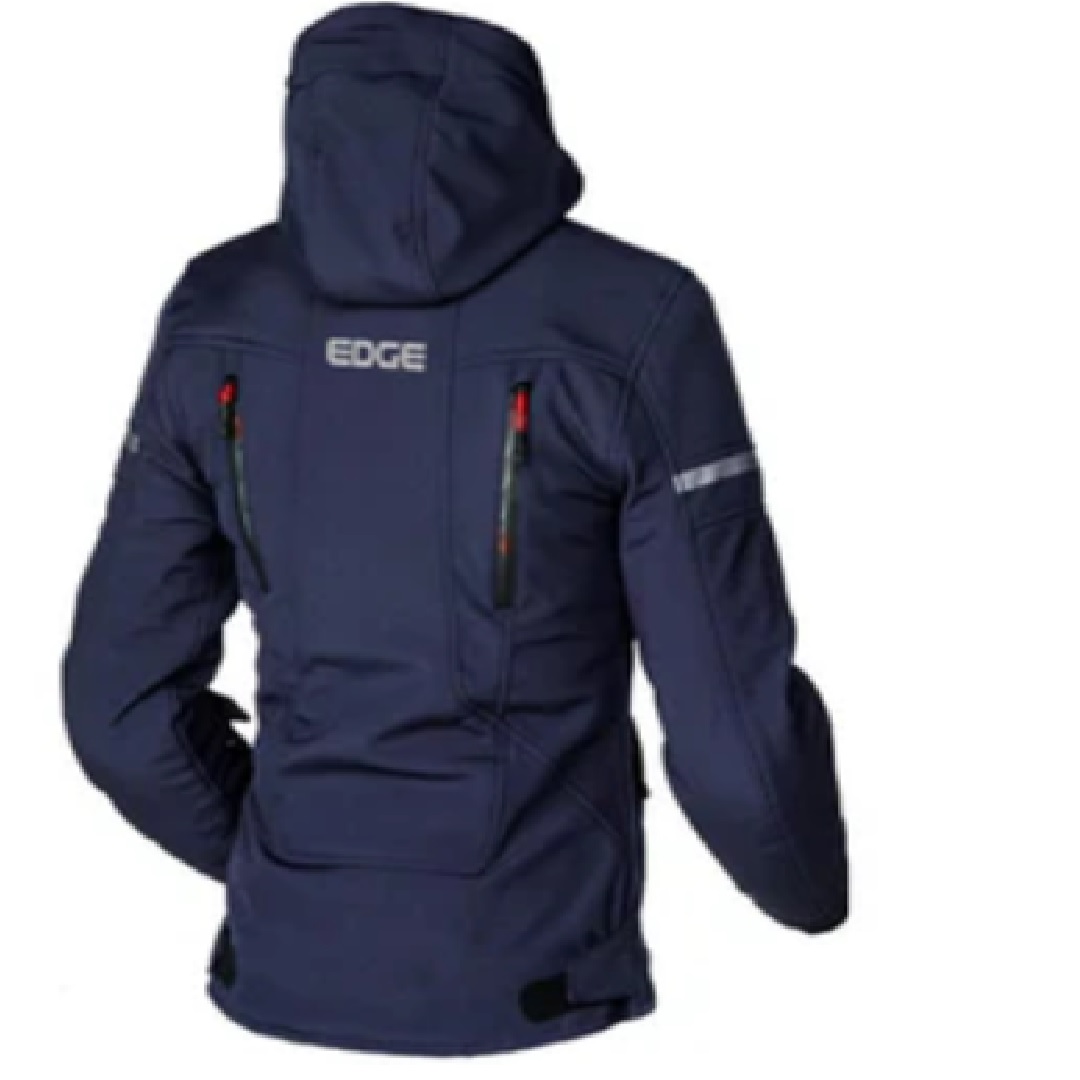 Chamarra Edge Sport Azul/Rojo - Imagen 2