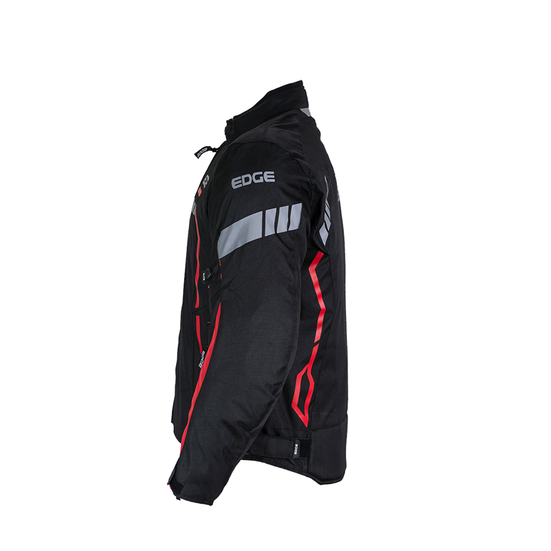 Chamarra Edge Negro/Rojo - Imagen 3