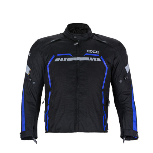 Chamarra Edge Negro Azul