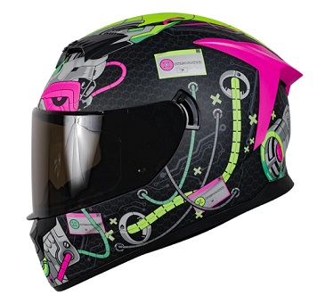 Casco Kov Sparta Error Rosa