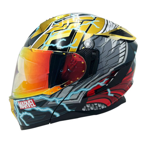 Casco Edge Abatible Marvel - Thor Mate