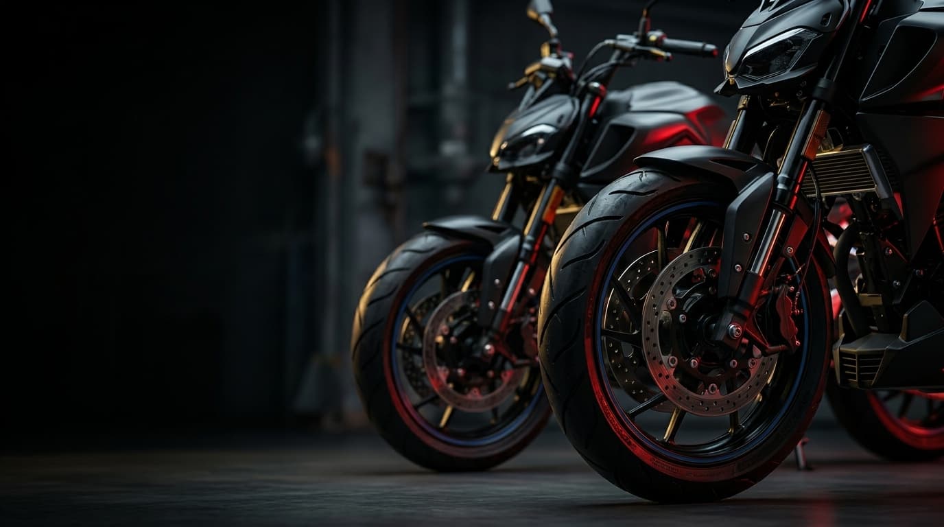Dos motocicletas estacionadas en fila (202605221143)