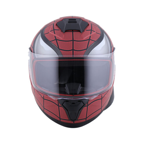 Casco Edge Juvenil Marvel Winner Spiderman Brillante