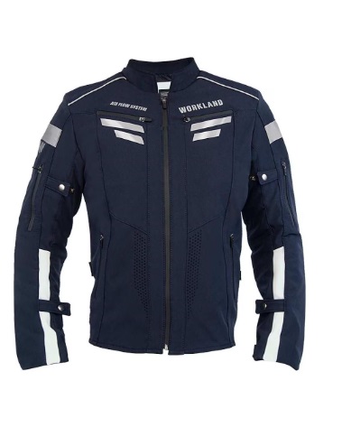 Chamarra De Proteccion Para Motociclista De Hombre Workland Azul Marino